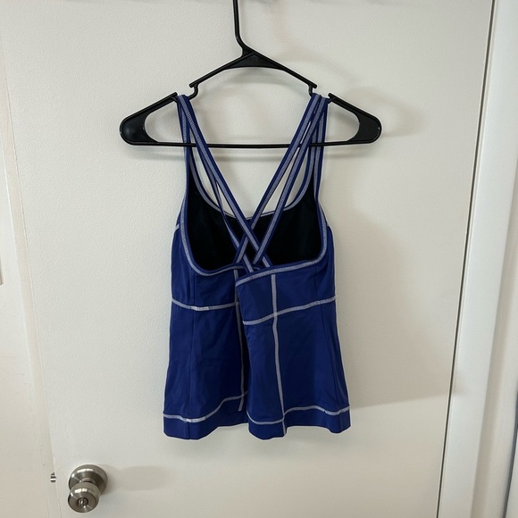 Lands' End Navy Strappy Tank Top - Picture 2 of 3
